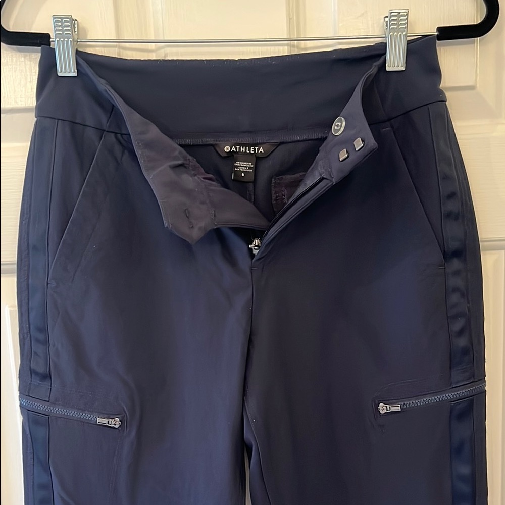 Athleta Navy Blue Performance Trousers